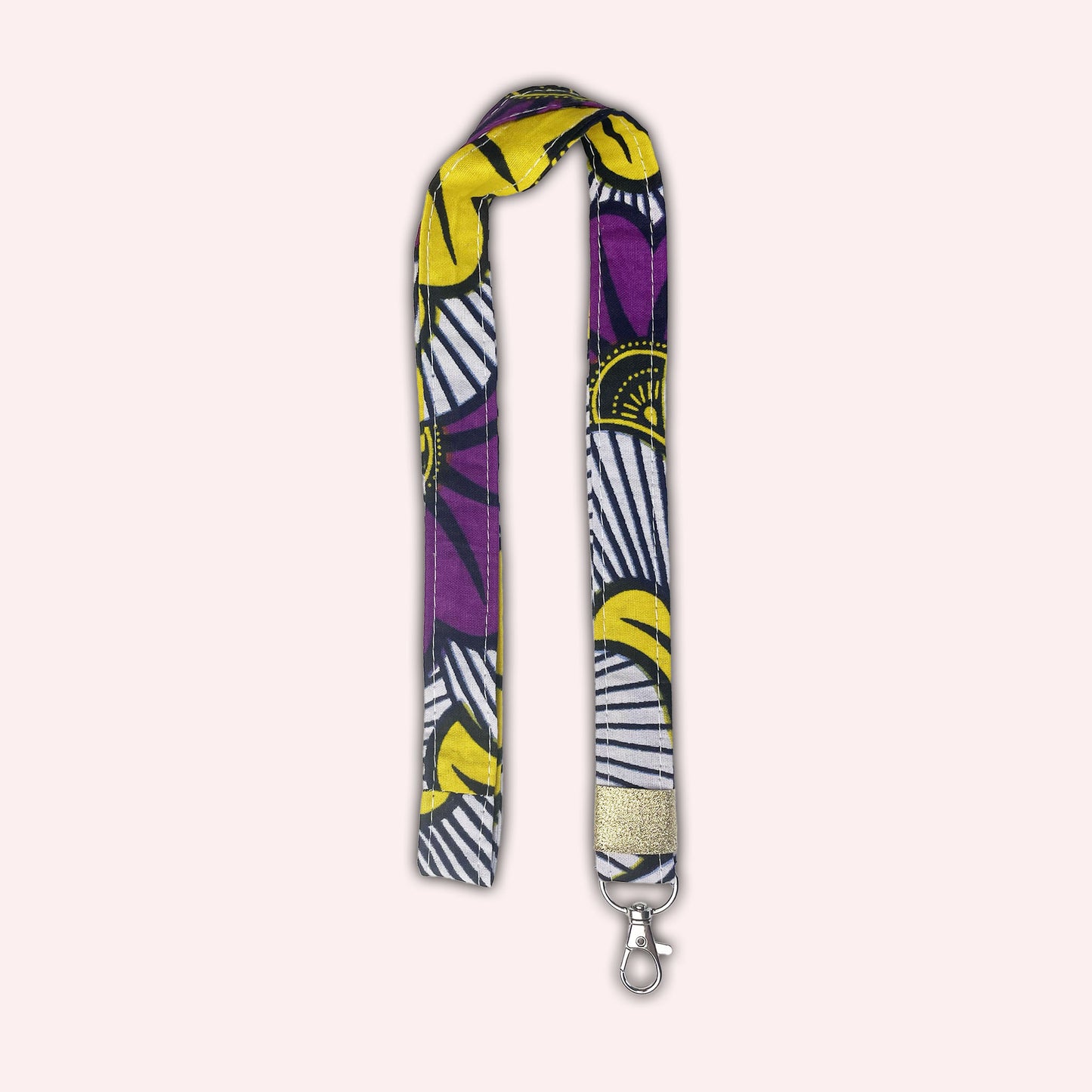 Tour de cou Wax Jaune et Violet