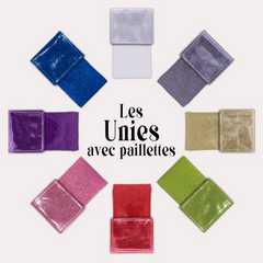 Pochettes Unies avec paillettes ✨