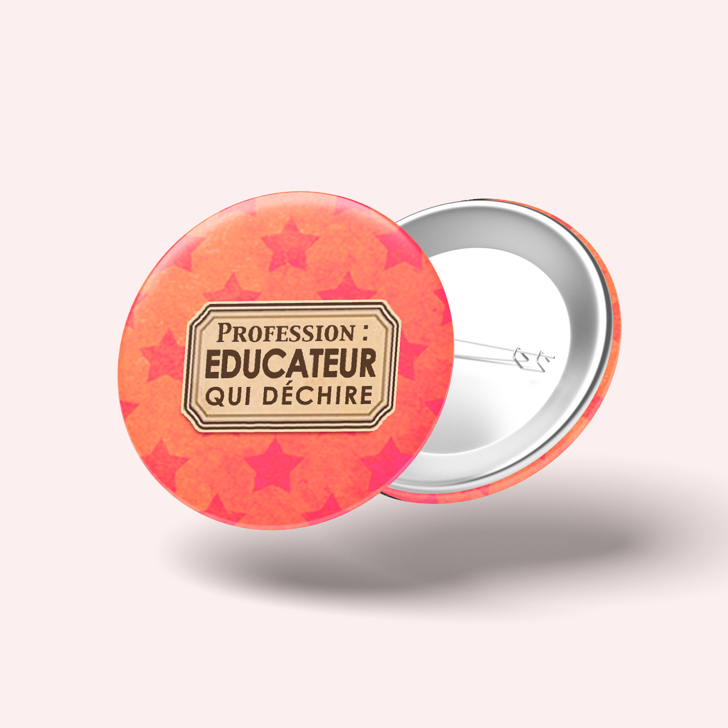 Badge Éducateur qui déchire 005