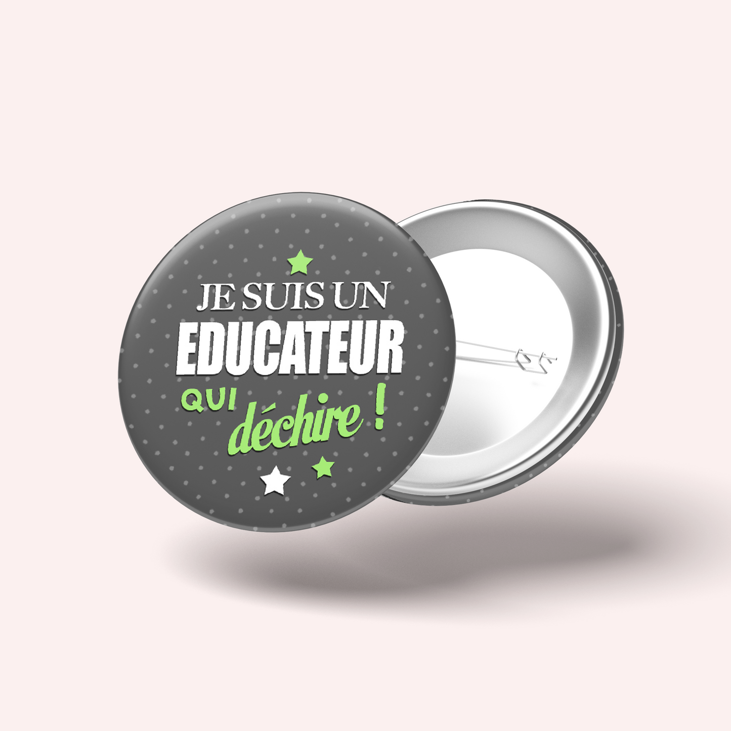 Badge Éducateur qui déchire 009