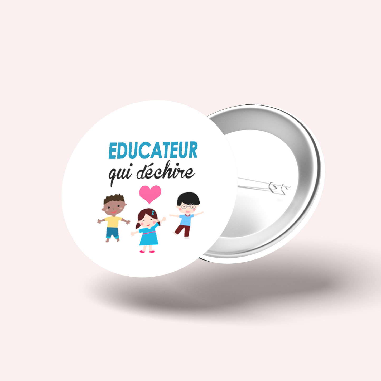 Badge Éducateur qui déchire 011