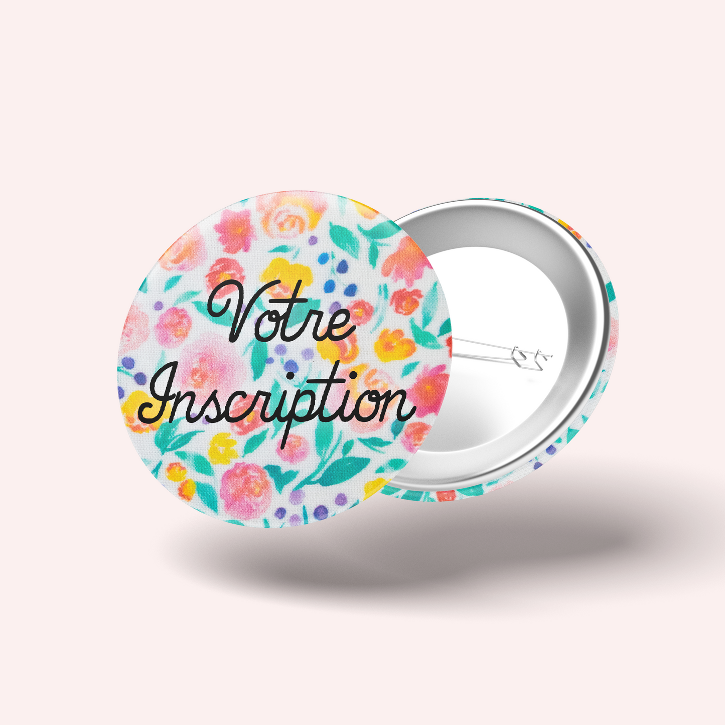 Badge Jolies Fleurs 1