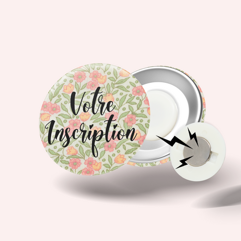 Badge Jolies Fleurs 2