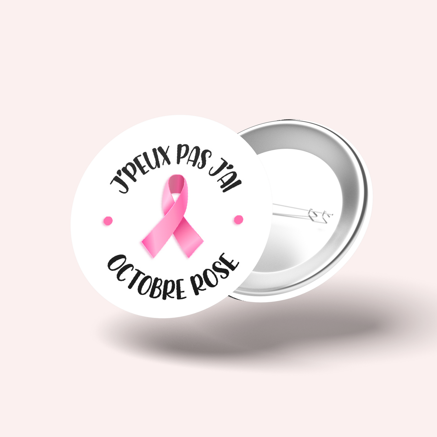 Badge Octobre rose 001