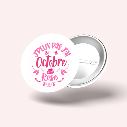 Badge Octobre rose 009