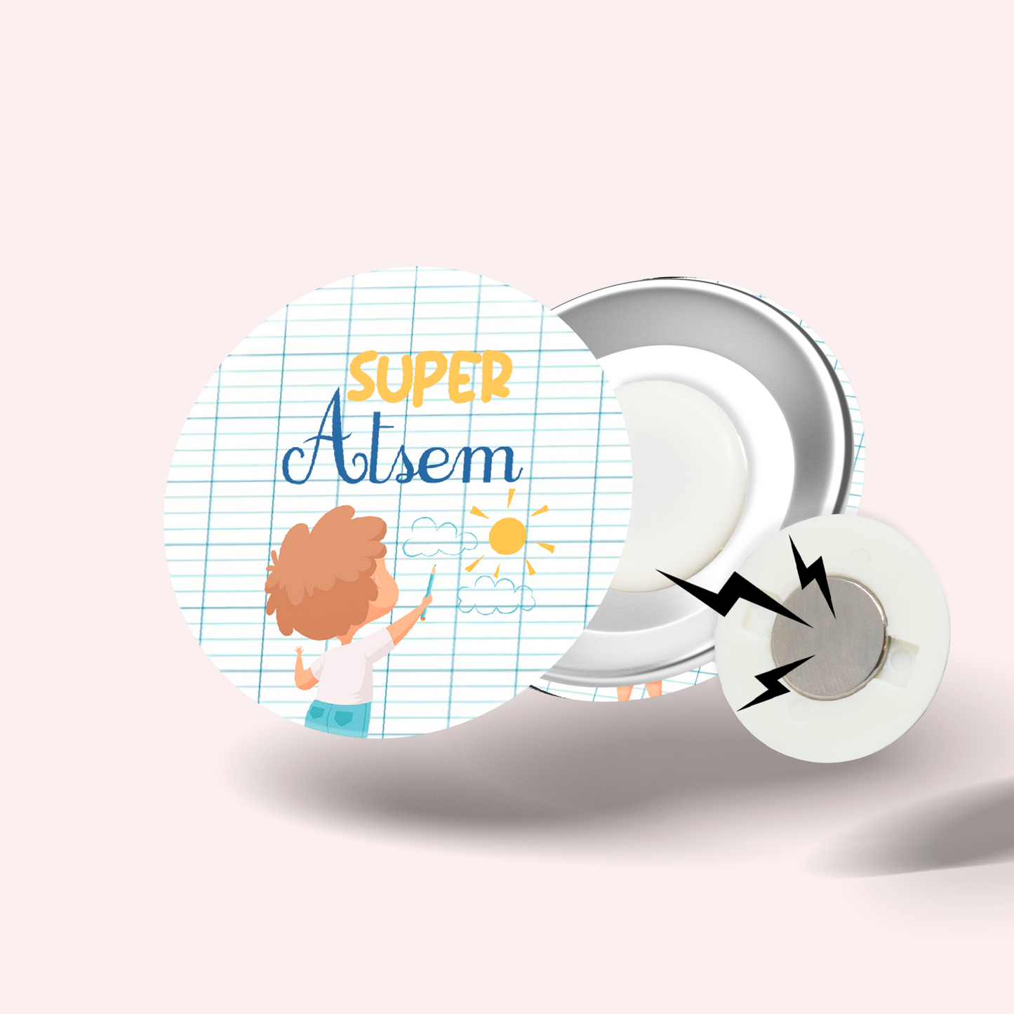 Badge Super ATSEM 008