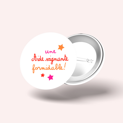 Badge Super aide-soignante 007