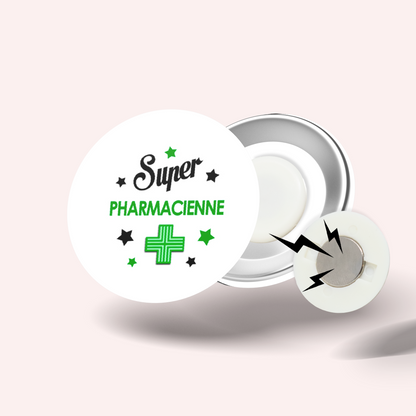 Badge Super métier 005 Pharmacienne