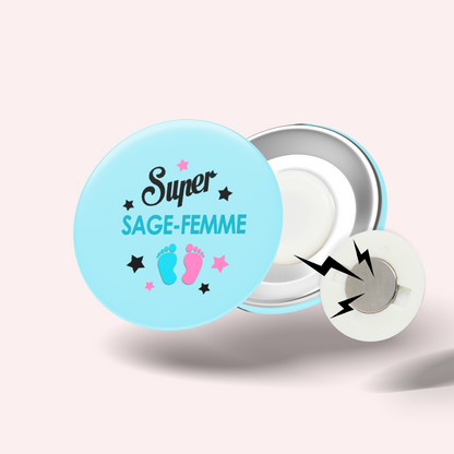 Badge Super métier 019 Sage-Femme