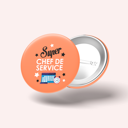 Badge Super métier 027 Chef de service