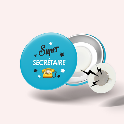 Badge Super métier 033 Secrétaire