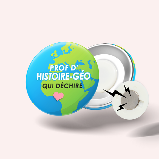 Badge Super prof 004 Histoire-Géo