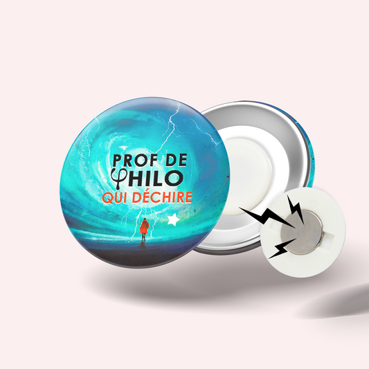 Badge Super prof 005 Philo