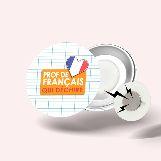 Badge Super prof 012 Français