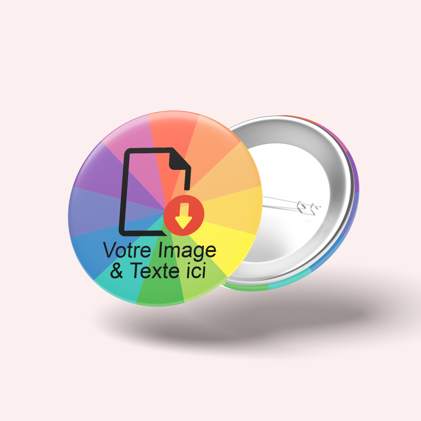 Badge personnalisé avec votre Image