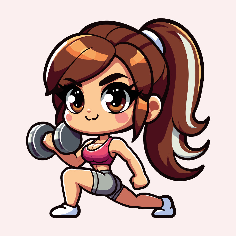 Gym Girl Haltère