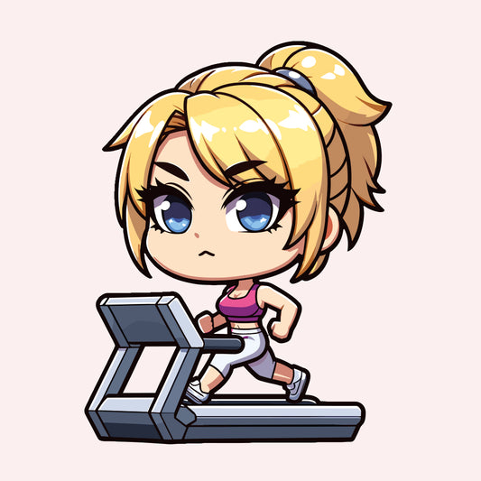 Gym Girl Blonde Mat