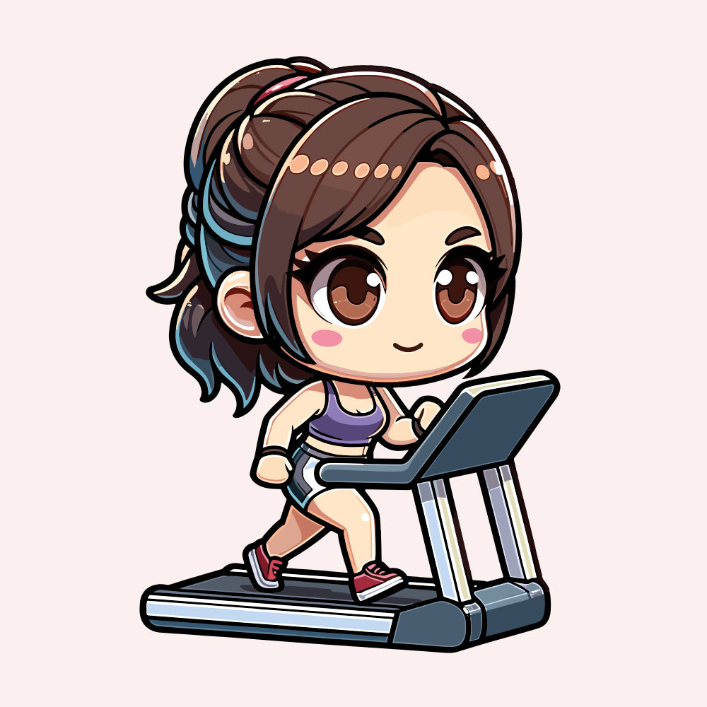 Gym Girl Brune Tapis