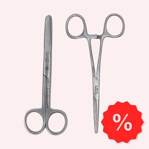 Kocher Pliers + Scissors Set