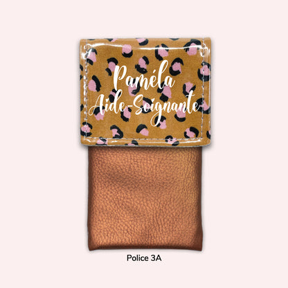 Leopard Caramel Magnetic Pouch