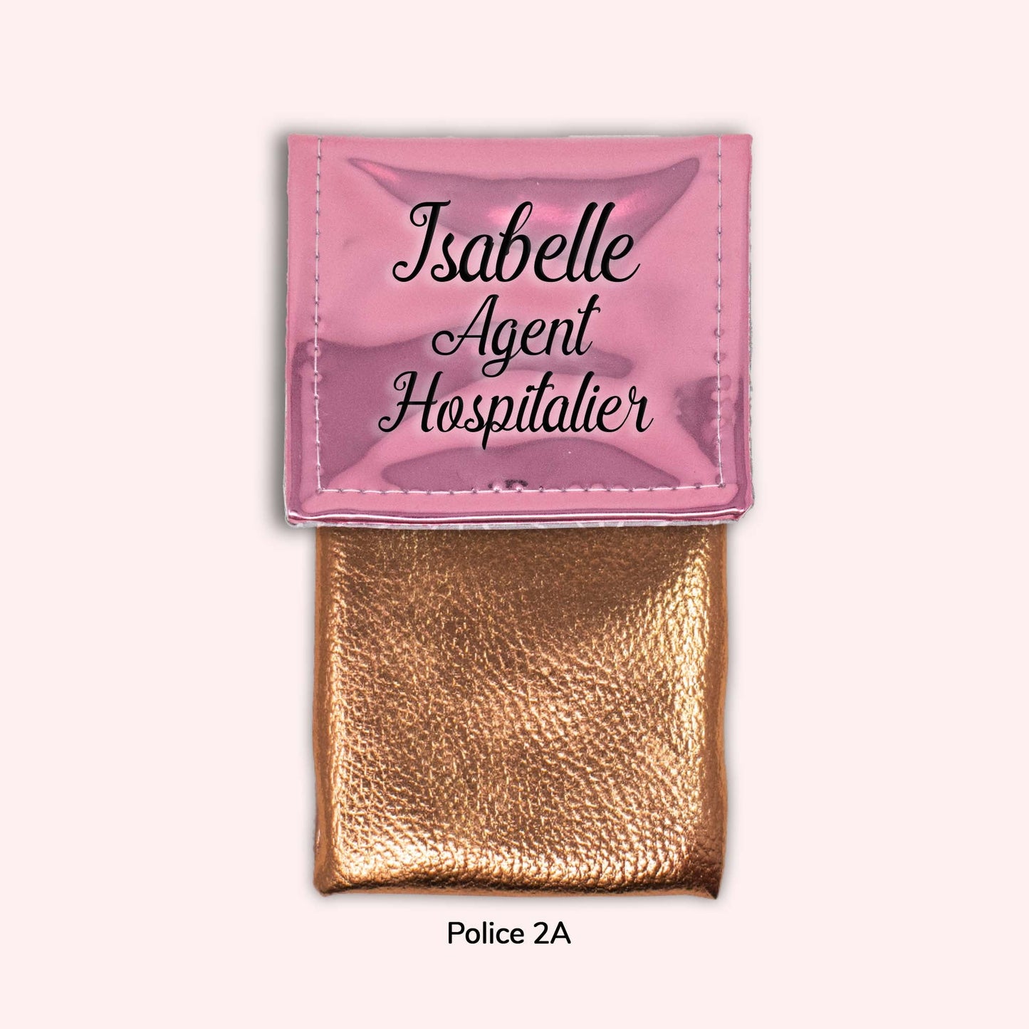 Pochette aimantée Rose Chromé