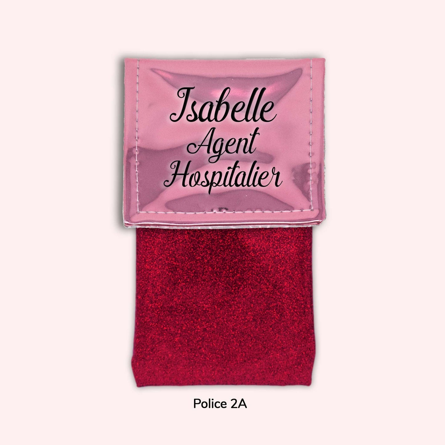 Pochette aimantée Rose Chromé