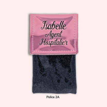 Pochette aimantée Rose Chromé