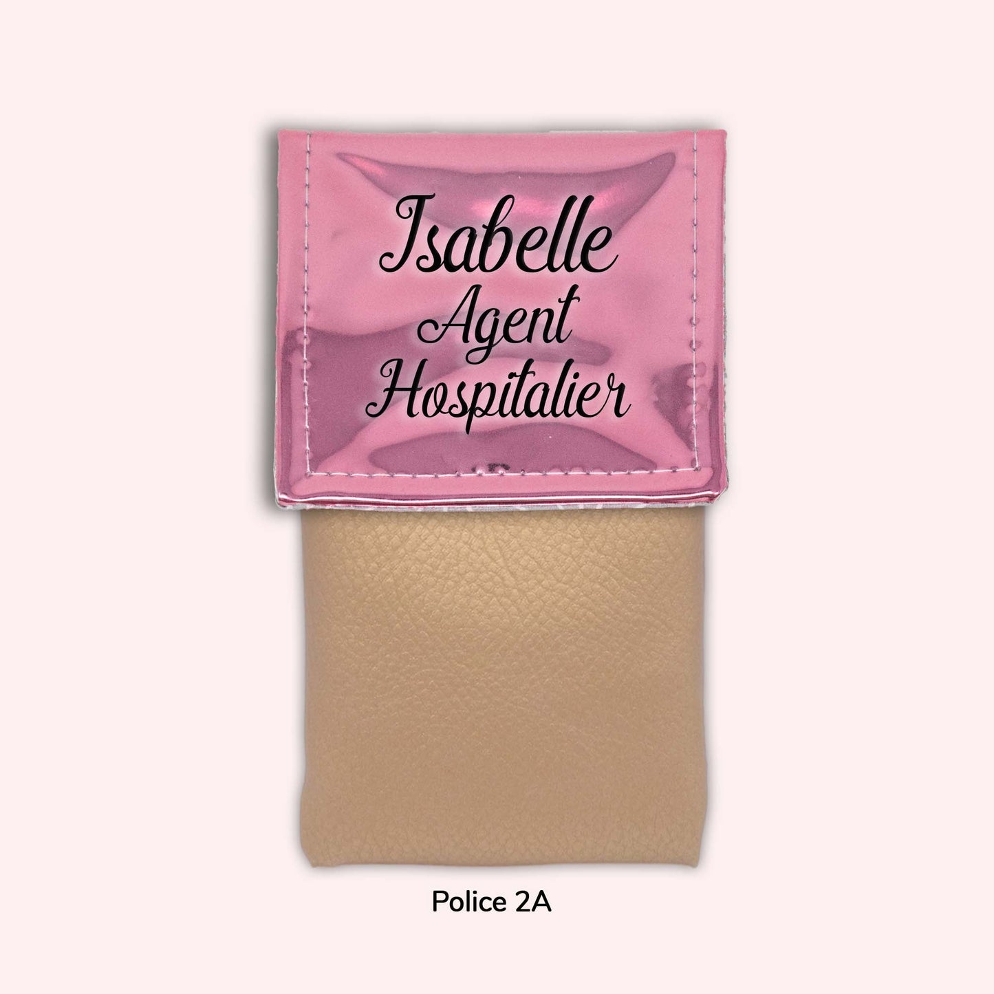 Pochette aimantée Rose Chromé