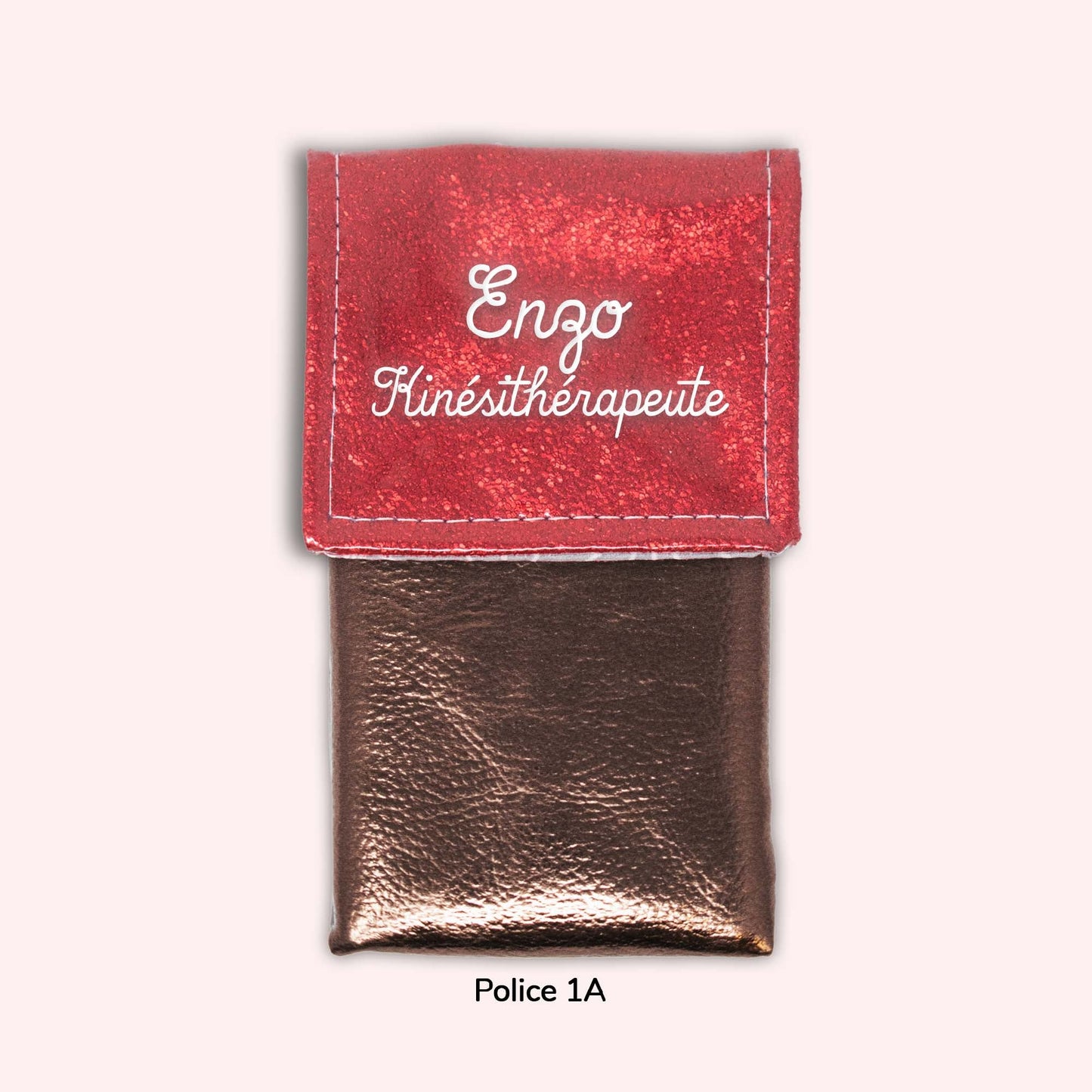 Pochette aimantée Rouge éclat