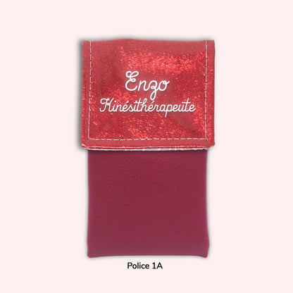 Pochette aimantée Rouge éclat