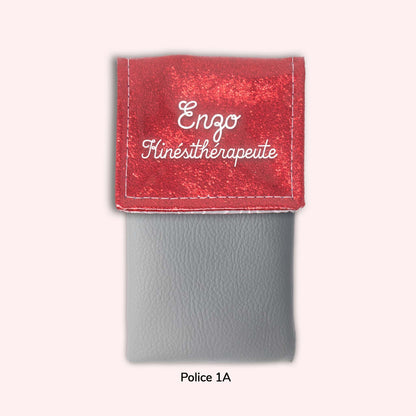 Pochette aimantée Rouge éclat