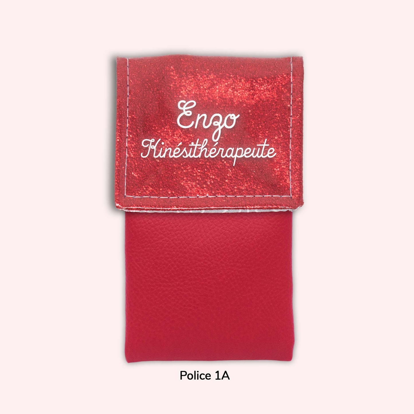 Pochette aimantée Rouge éclat