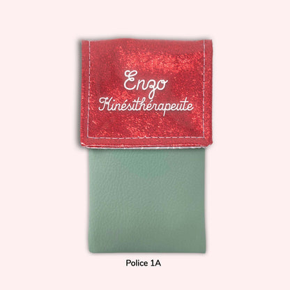 Pochette aimantée Rouge éclat