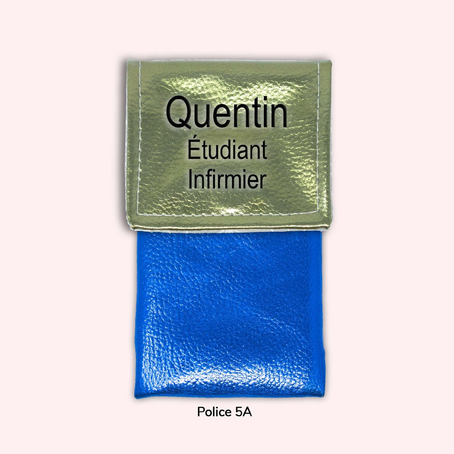 Pochette aimantée Vert métallisé