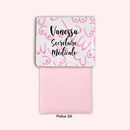 Pochette aimantée Pink Boobs