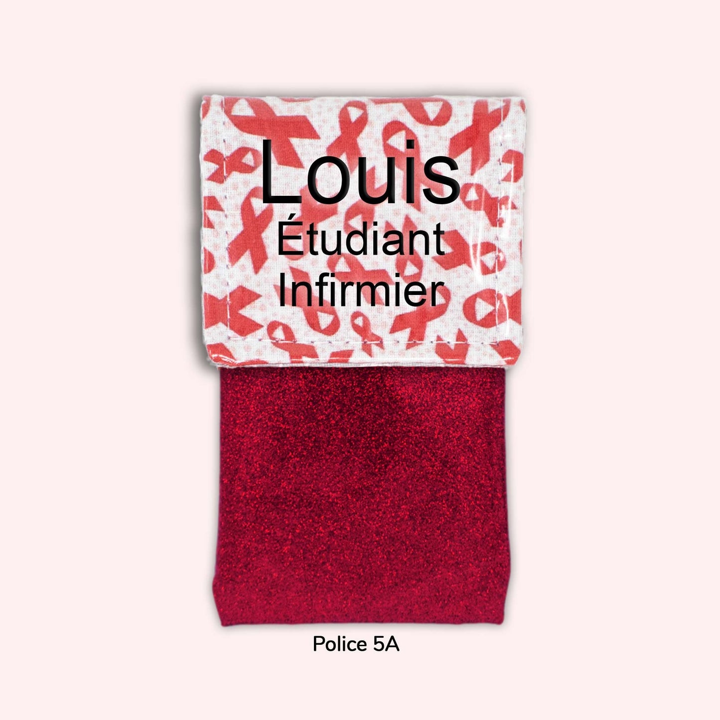 Pochette aimantée Rubans Rouges