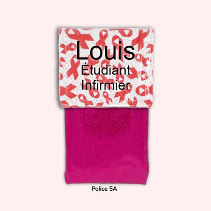 Pochette aimantée Rubans Rouges