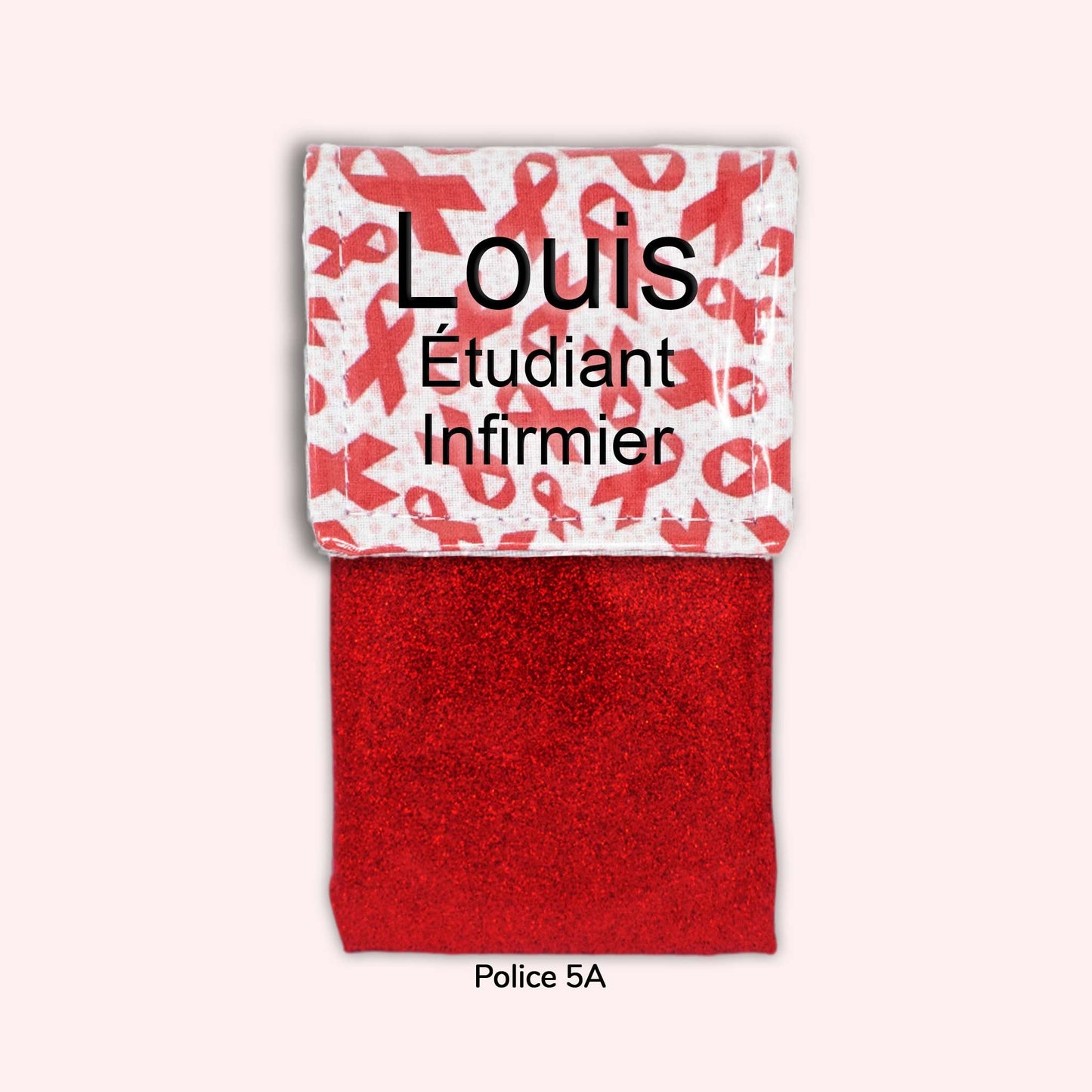 Pochette aimantée Rubans Rouges