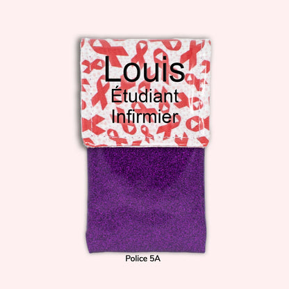 Pochette aimantée Rubans Rouges