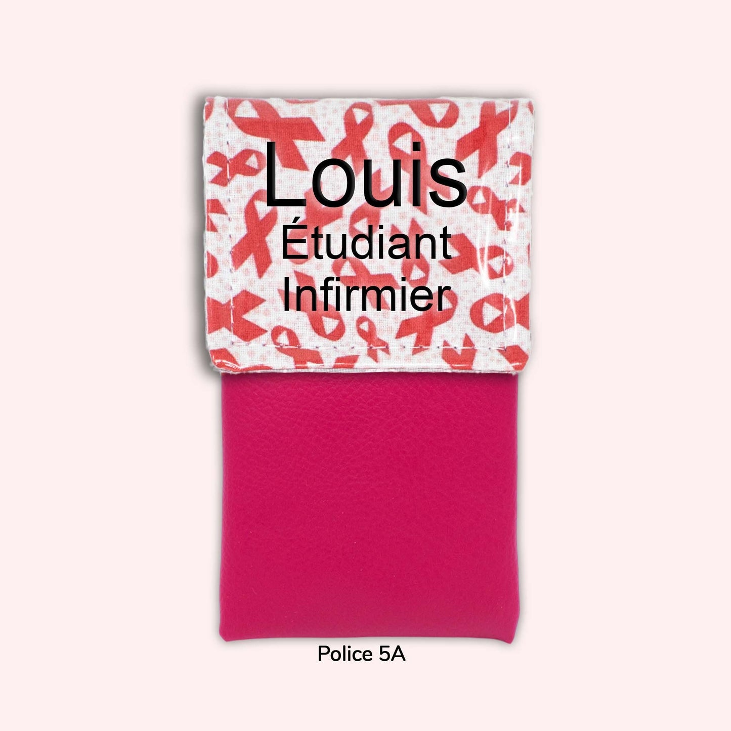 Pochette aimantée Rubans Rouges