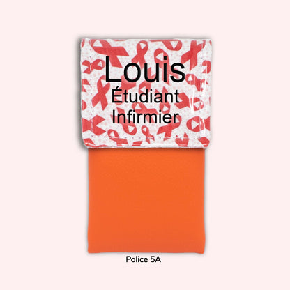 Pochette aimantée Rubans Rouges