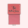 Coral Polka Dots Magnetic Pouch