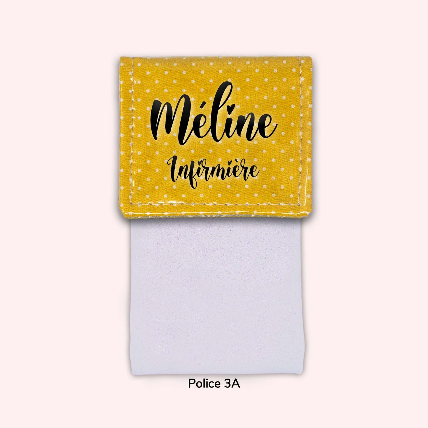 Yellow Polka Dot Magnetic Pouch