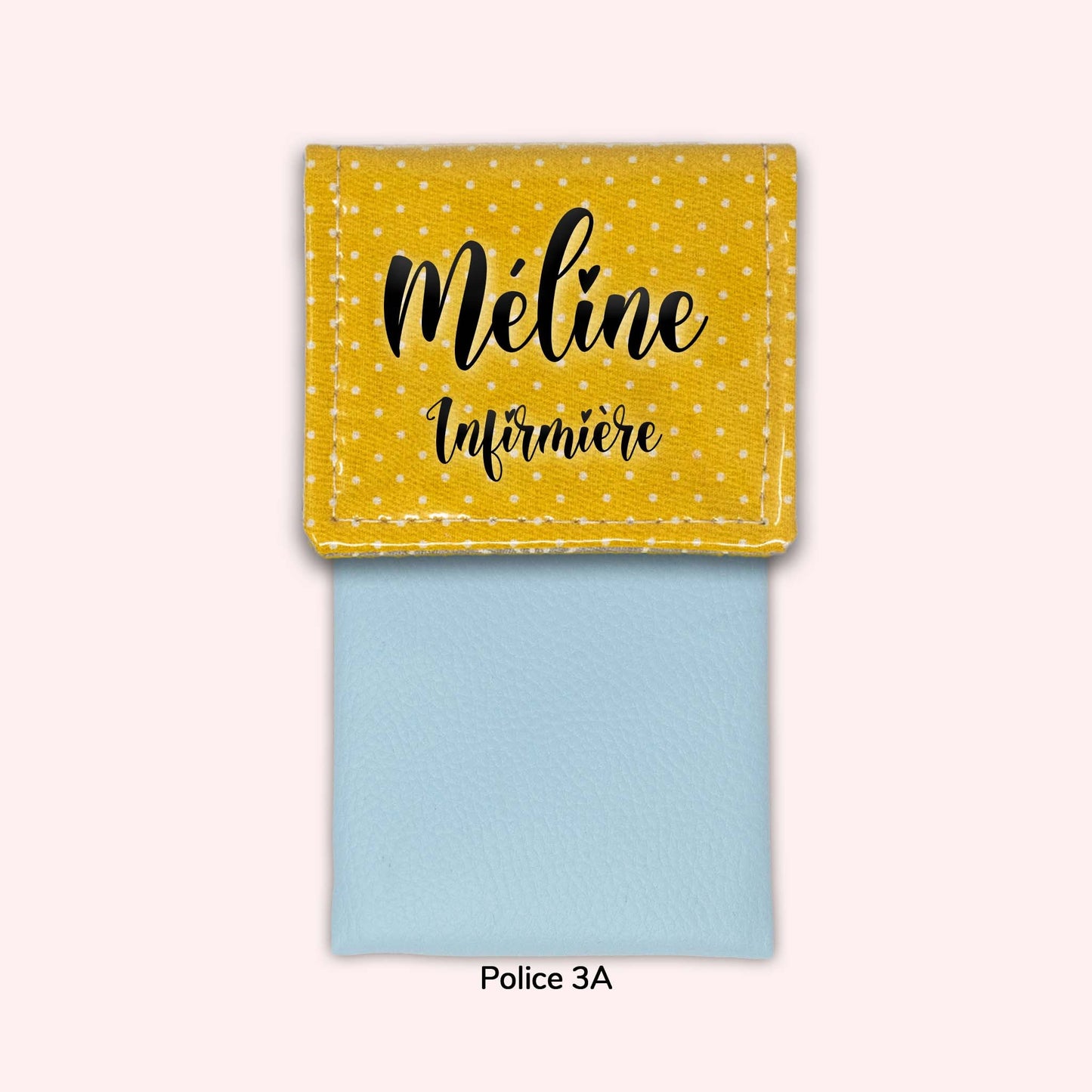 Yellow Polka Dot Magnetic Pouch