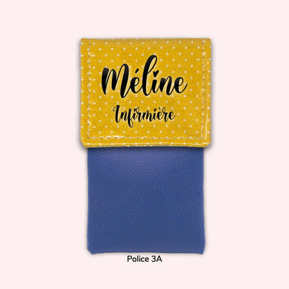 Yellow Polka Dot Magnetic Pouch