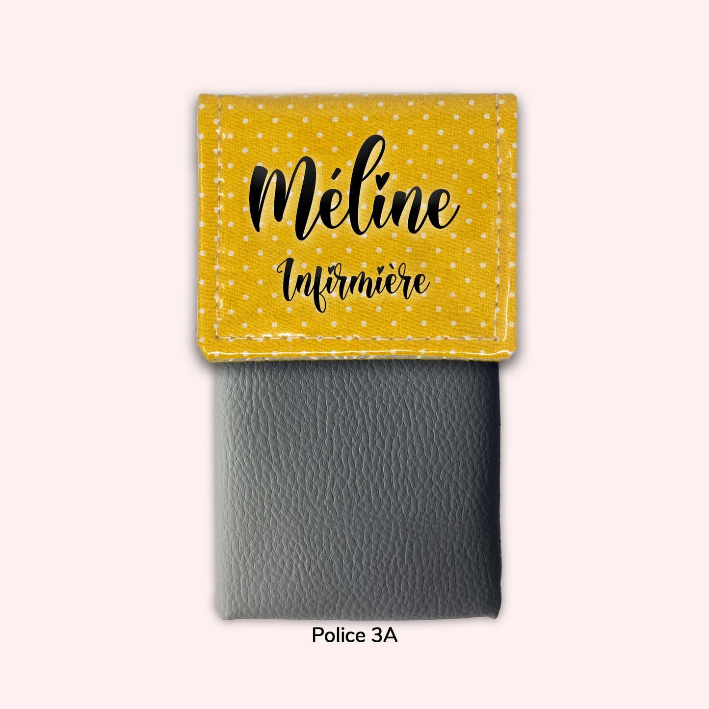 Yellow Polka Dot Magnetic Pouch