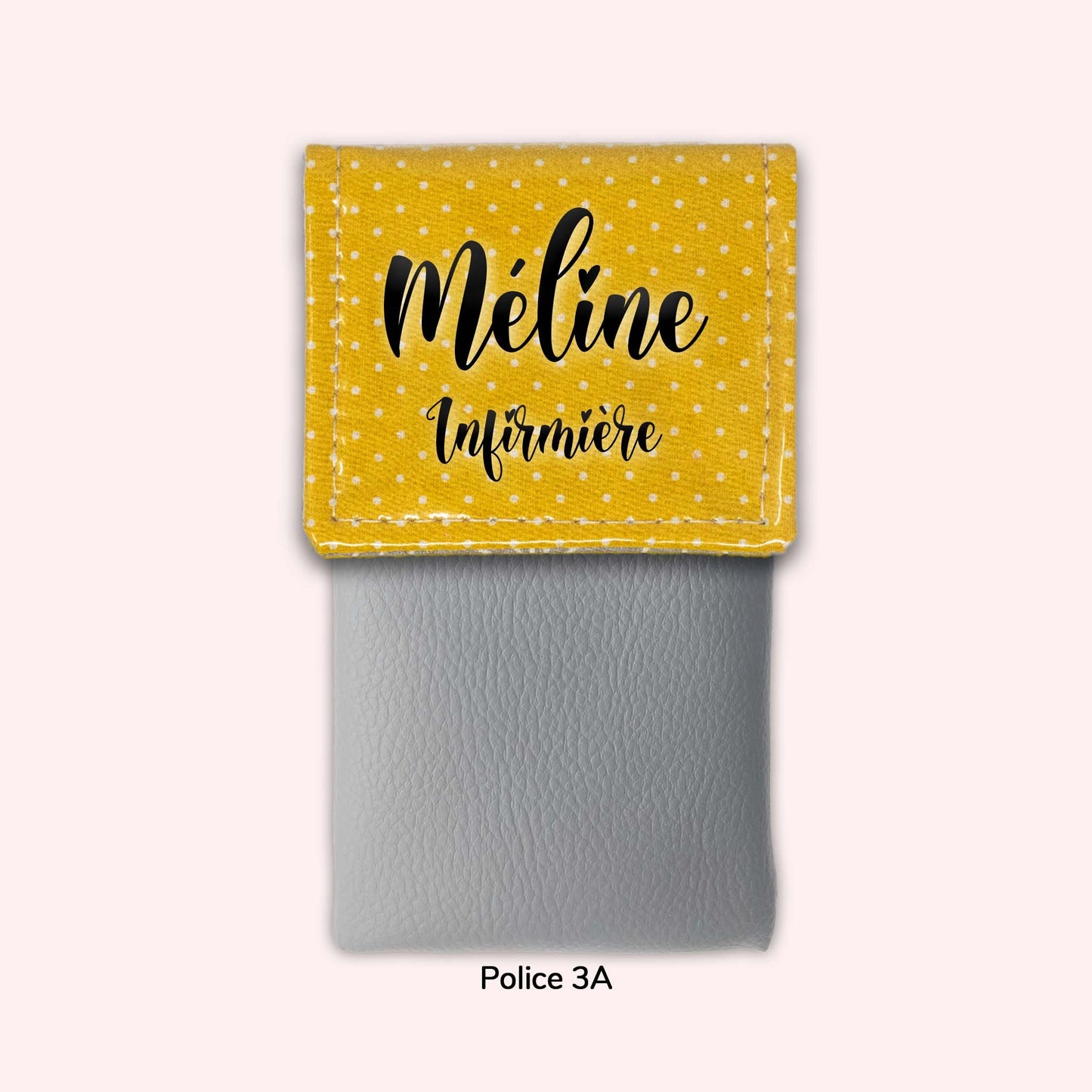 Yellow Polka Dot Magnetic Pouch