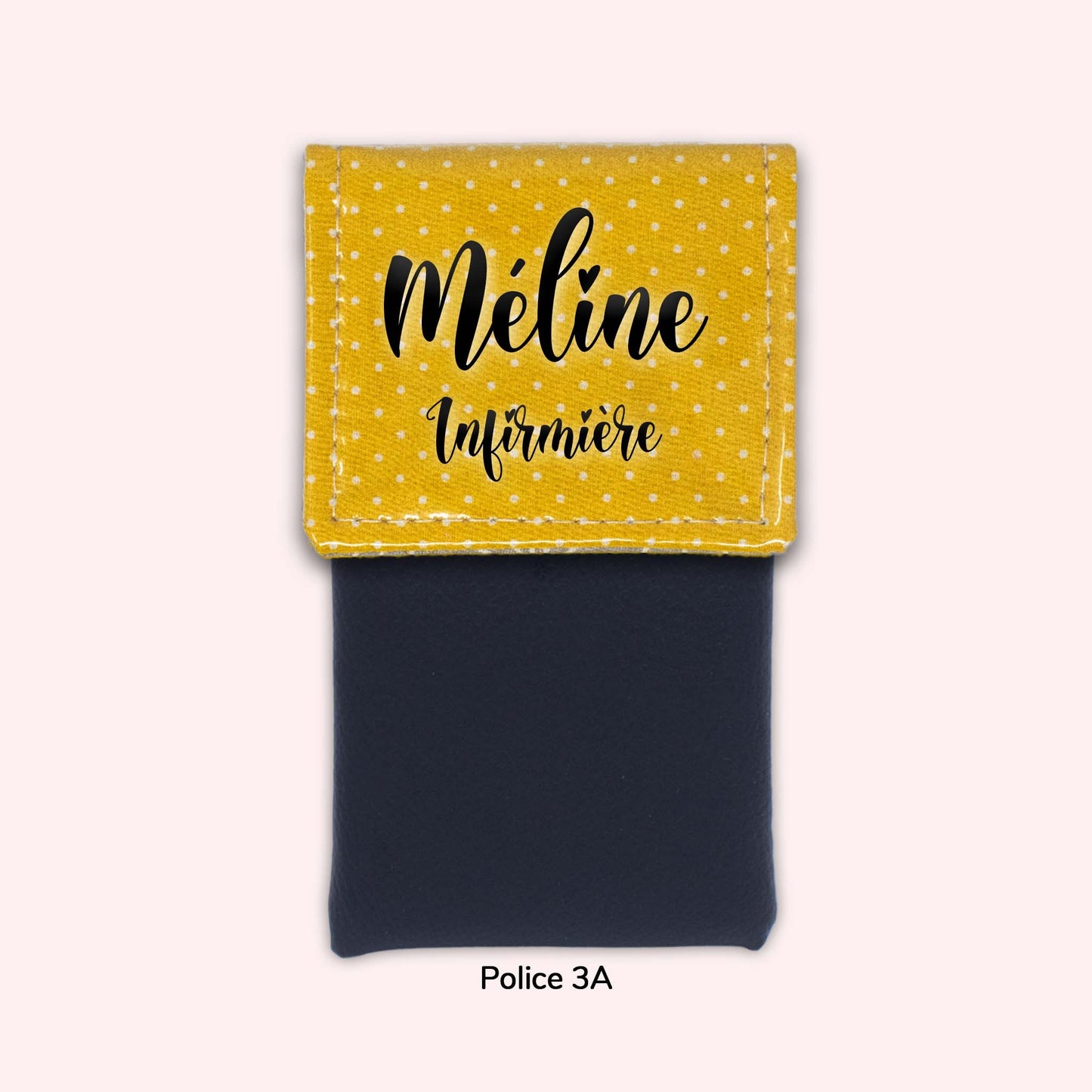 Pochette aimantée Jaune Petits Pois