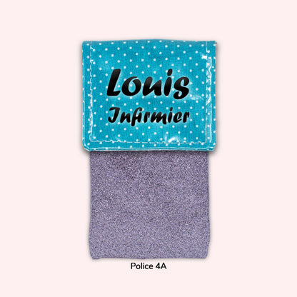 Turquoise Polka Dot Magnetic Pouch