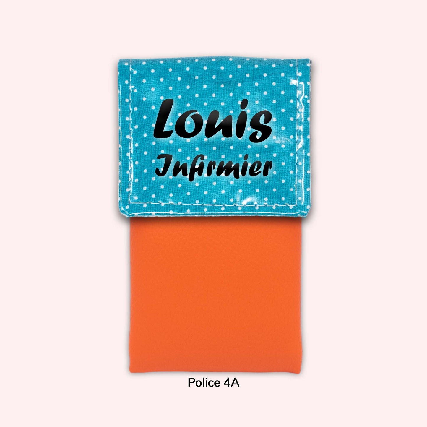 Turquoise Polka Dot Magnetic Pouch